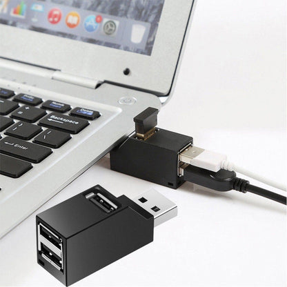 Portable Mini 3 x USB 2.0 Ports HUB with Lanyard -  by buy2fix | Online Shopping UK | buy2fix