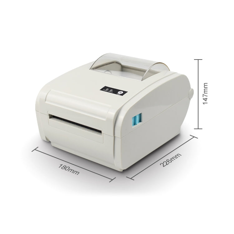 POS-9210 110mm USB POS Receipt Thermal Printer Express Delivery Barcode Label Printer, AU Plug(White) - Consumer Electronics by buy2fix | Online Shopping UK | buy2fix