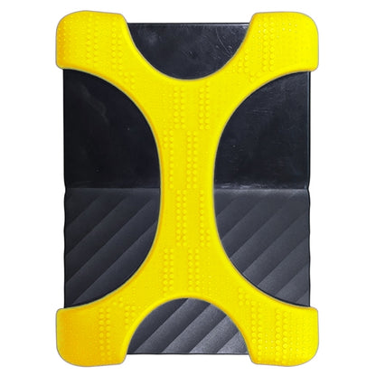 X Type 2.5 inch Portable Hard Drive Silicone Case for 2TB-4TB WD & SEAGATE & Toshiba Portable Hard Drive, without Hole (Yellow) - Hard Drive Bags & Cases by buy2fix | Online Shopping UK | buy2fix