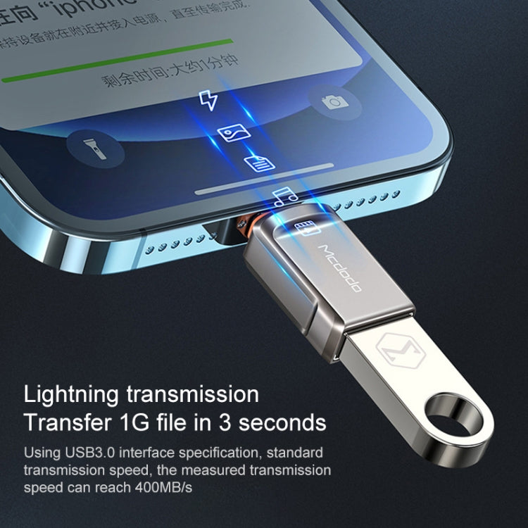 MCDODO USB 3.0 Female to 8 Pin Male OTG Converter USB Flash Disk - U Disk & Card Reader by Mcdodo | Online Shopping UK | buy2fix