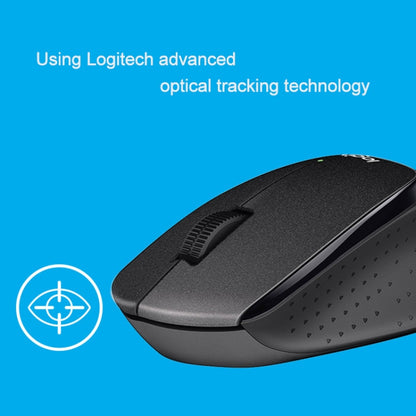 Logitech M330 Wireless Optical Mute Mouse with Micro USB Receiver (Blue) - Wireless Mice by Logitech | Online Shopping UK | buy2fix