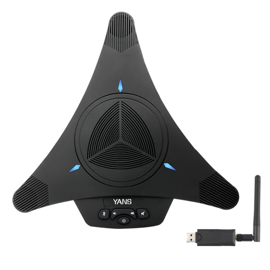 YANS YS-M21W USB Mini Port Video Conference Omnidirectional Microphone (Black) - Microphone by YANS | Online Shopping UK | buy2fix