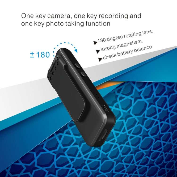 M13 1.0 Million Pixels 180 Degrees Rotating Lens Video Recorder Pen (Black) - Security by buy2fix | Online Shopping UK | buy2fix