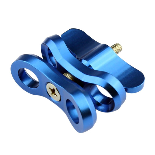 PULUZ Ball Clamp Close Hole Diving Camera Bracket CNC Aluminum Spring Flashlight Clamp for Diving Underwater Photography System(Blue) - Camera Accessories by PULUZ | Online Shopping UK | buy2fix