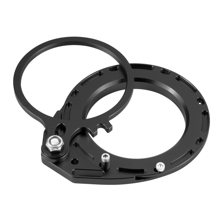 PULUZ Aluminum Alloy 67mm to 67mm Swing Wet-Lens Diopter Adapter Mount for DSLR Underwater Diving Housing(Black) - Diving Accessories by PULUZ | Online Shopping UK | buy2fix