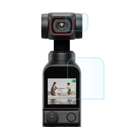 PULUZ 9H 2.5D HD Tempered Glass Lens Protector + Screen Film for DJI OSMO Pocket 2 - DJI & GoPro Accessories by PULUZ | Online Shopping UK | buy2fix