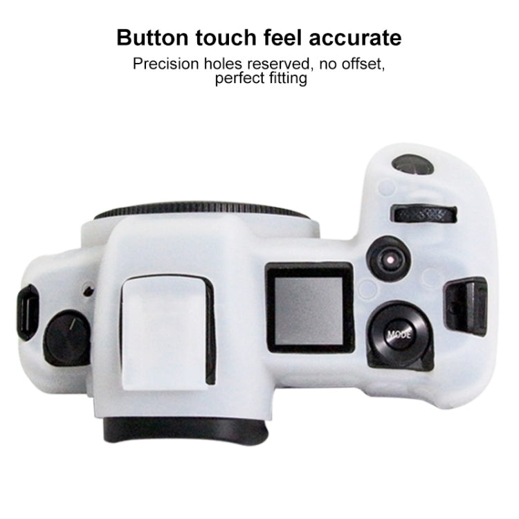 PULUZ Soft Silicone Protective Case for Canon EOS R(White) - Camera Accessories by PULUZ | Online Shopping UK | buy2fix