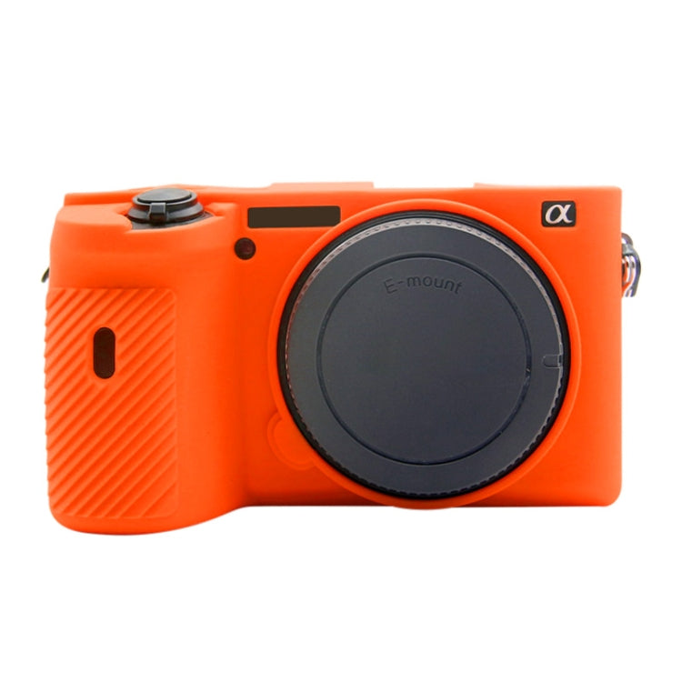 PULUZ Soft Silicone Protective Case for Sony A6600 / ILCE-6600(Orange) - Protective Case by PULUZ | Online Shopping UK | buy2fix