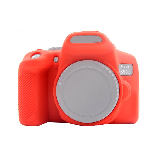 PULUZ Soft Silicone Protective Case for Canon EOS 850D(Red) - Camera Accessories by PULUZ | Online Shopping UK | buy2fix