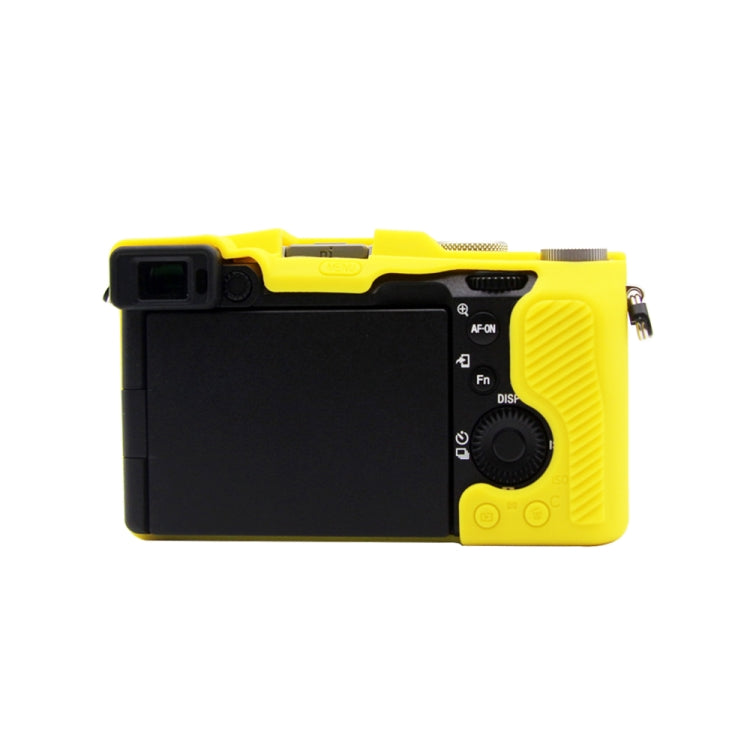 PULUZ Soft Silicone Protective Case for Sony A7C / ILCE-7C(Yellow) - Protective Case by PULUZ | Online Shopping UK | buy2fix