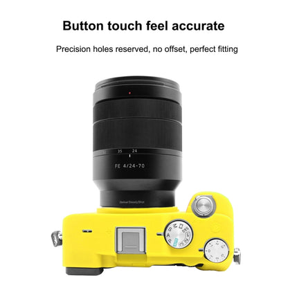 PULUZ Soft Silicone Protective Case for Sony A7C / ILCE-7C(Yellow) - Protective Case by PULUZ | Online Shopping UK | buy2fix