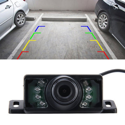 7 LED IR Infrared Waterproof Night Vision Rear View Camera for Car GPS, Wide viewing angle: 170 degree (DM320P)(Black) - In Car by buy2fix | Online Shopping UK | buy2fix