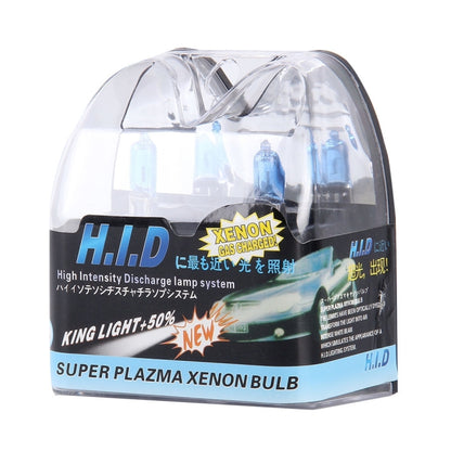 Halogen Bulb, Super White Car Headlight Bulb, 12 V / 55W, 6000K 1700 LM (Pair) - In Car by buy2fix | Online Shopping UK | buy2fix