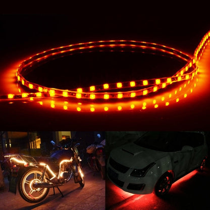 5 PCS Flow Style 45 LED 3528 SMD Waterproof Flexible Car Strip Light for Car Decoration, DC 12V, Length: 45cm - In Car by buy2fix | Online Shopping UK | buy2fix