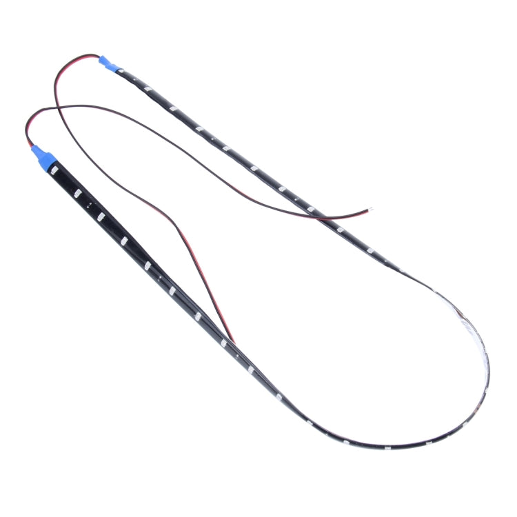 10 PCS 60cm 30 LED Waterproof Flexible Car Strip Light, DC 12V(Purple Light) - In Car by buy2fix | Online Shopping UK | buy2fix