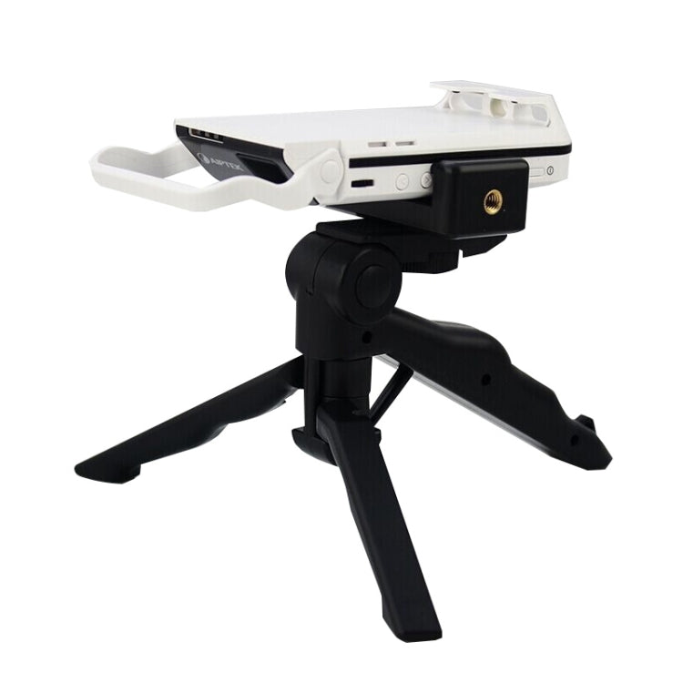 Portable Hand Grip / Mini Tripod Stand Steadicam Curve with Straight Clip for GoPro HERO 4 / 3 / 3+ / SJ4000 / SJ5000 / SJ6000 Sports DV / Digital Camera /  iPhone , Galaxy and other Mobile Phone(Blue) - Desktop Holder by buy2fix | Online Shopping UK | buy2fix