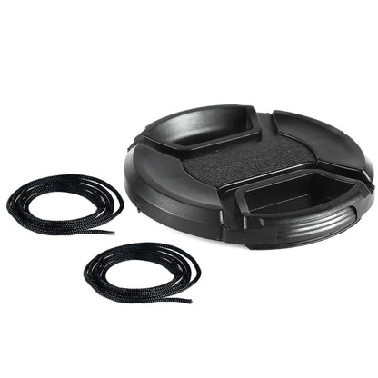 72mm Center Pinch Camera Lens Cap(Black) - Camera Accessories by buy2fix | Online Shopping UK | buy2fix