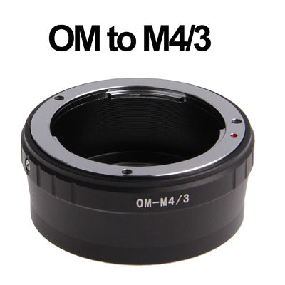 OM-M4/3 Lens Mount Stepping Ring(Black) - Camera Accessories by buy2fix | Online Shopping UK | buy2fix