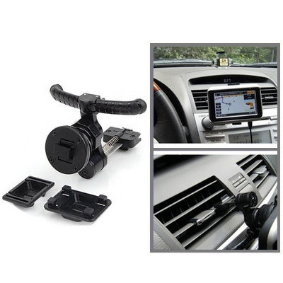 Universal GPS Car Air Vent Mount Holder(Black) - Car Holders by buy2fix | Online Shopping UK | buy2fix