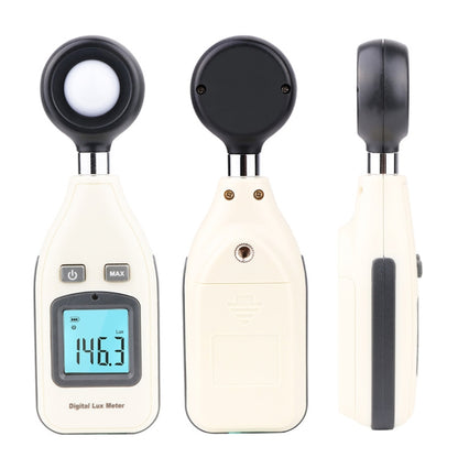 BENETECH Digital Light Lux Meter for Factory / School / House Various Occasion, Range: 0-200,000 Lux (GM1010)(White) - Consumer Electronics by buy2fix | Online Shopping UK | buy2fix