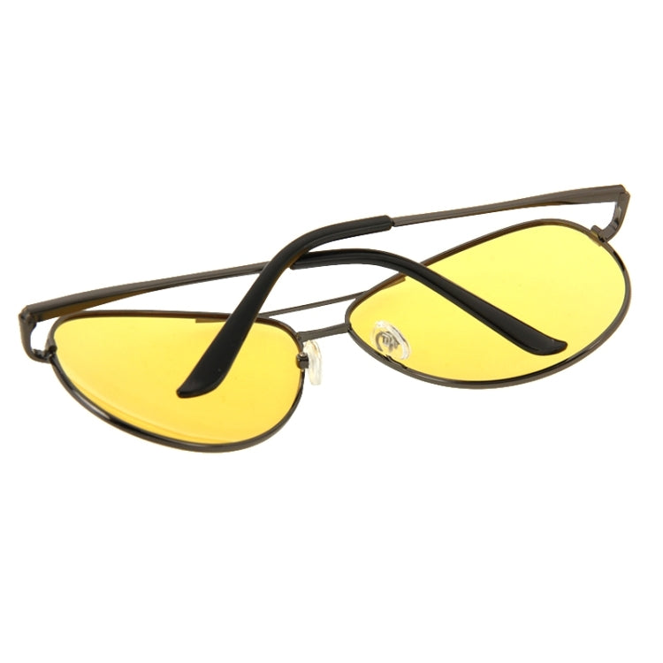 Frog Mirror UV 400 Yellow Lens Night Vision Polarized Eyeglasses - Goggles by buy2fix | Online Shopping UK | buy2fix