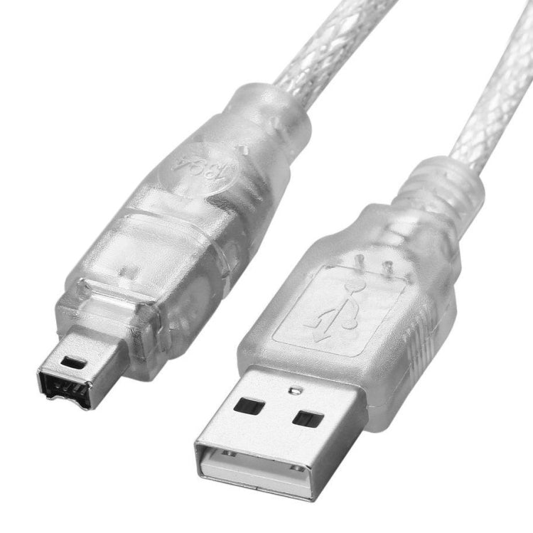 USB 2.0 Male to Firewire iEEE 1394 4 Pin Male iLink Cable, Length: 1.2m - Computer & Networking by buy2fix | Online Shopping UK | buy2fix