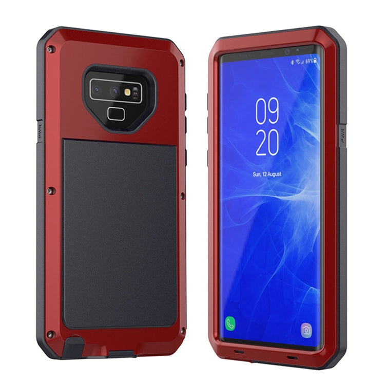 Metal Shockproof Daily Waterproof Protective Case for Galaxy Note 9(Red) - Samsung Accessories by buy2fix | Online Shopping UK | buy2fix