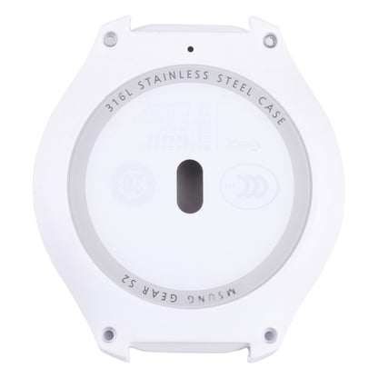 Rear Housing Cover with Glass Lens For Samsung Gear S2 SM-R720 (White) - For Samsung by buy2fix | Online Shopping UK | buy2fix