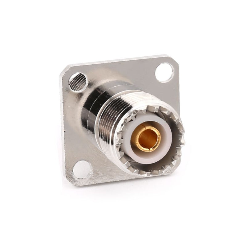 UHF SO239 Female To Female with Panel Mount RF Connector Adapter - Security by buy2fix | Online Shopping UK | buy2fix