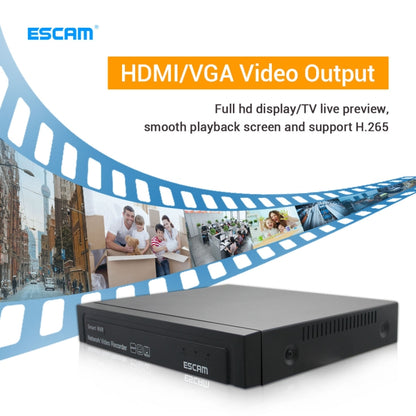 ESCAM K716 HD 5MP 16CH Smart NVR Network Video Recorder - Security by ESCAM | Online Shopping UK | buy2fix