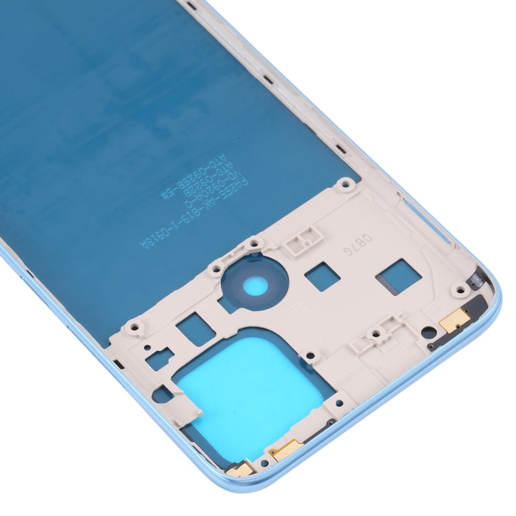 Battery Back Cover with Middle Frame for OPPO A15/A15S/A35(Blue) - Repair & Spare Parts by buy2fix | Online Shopping UK | buy2fix