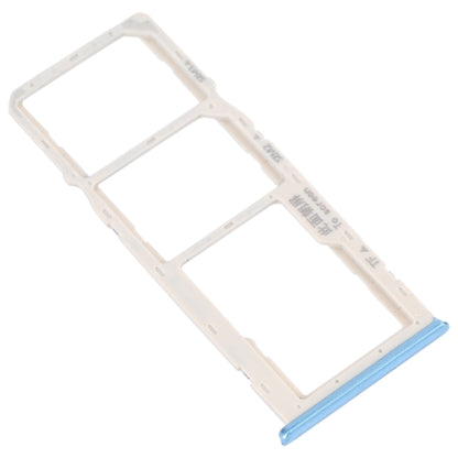For OPPO A16K SIM Card Tray + SIM Card Tray + Micro SD Card Tray (Blue) - Card Socket by buy2fix | Online Shopping UK | buy2fix