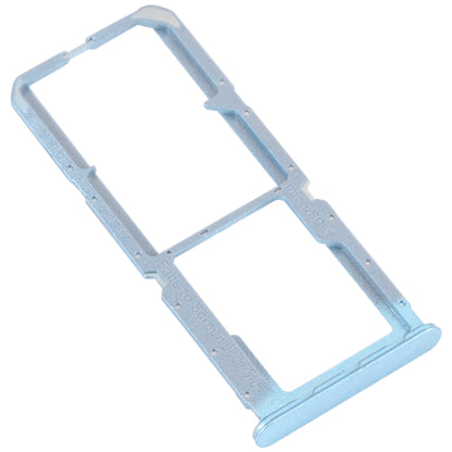 For OPPO Reno7 Z 5G / Reno7 Lite / Reno8 Lite / F21 Pro 5G SIM Card Tray + SIM Card Tray + Micro SD Card Tray (Blue) - Card Socket by buy2fix | Online Shopping UK | buy2fix