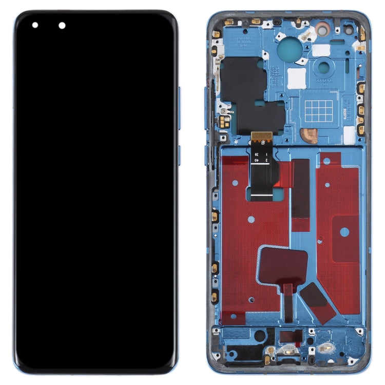 Original LCD Screen For Huawei P40 Pro Digitizer Full Assembly with Frame (Blue) - Repair & Spare Parts by buy2fix | Online Shopping UK | buy2fix