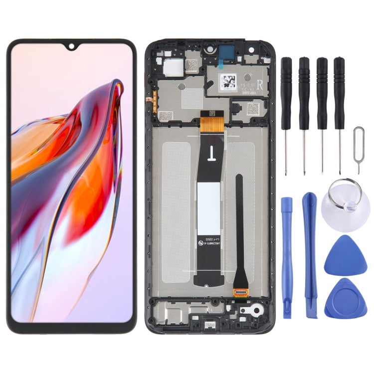 AMOLED Original LCD Screen For Xiaomi Redmi 12C Digitizer Full Assembly with Frame - Repair & Spare Parts by buy2fix | Online Shopping UK | buy2fix