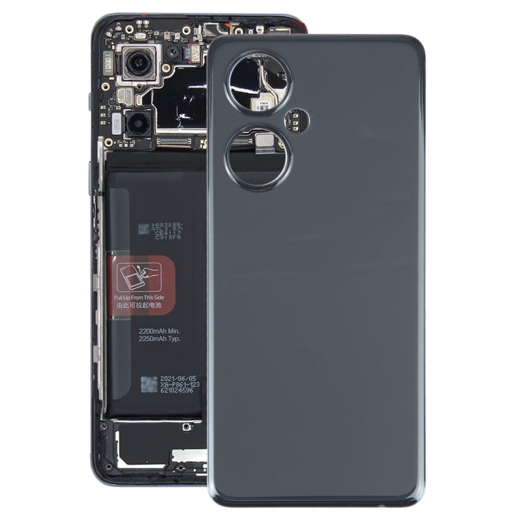 For OnePlus Nord CE 3 Lite Original Battery Back Cover(Black) - Back Cover by buy2fix | Online Shopping UK | buy2fix