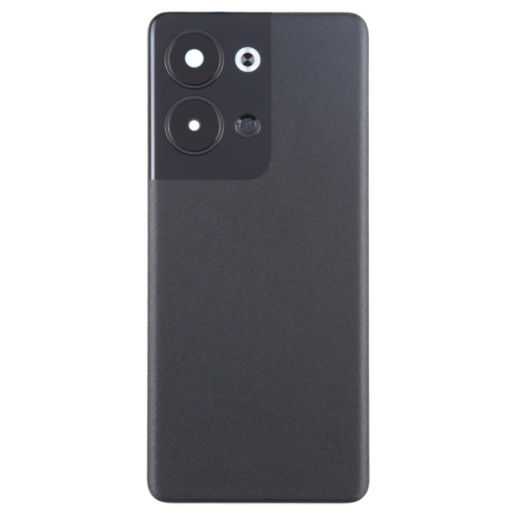 For OPPO Reno9 Original Battery Back Cover with Camera Lens Cover(Black) - Back Cover by buy2fix | Online Shopping UK | buy2fix