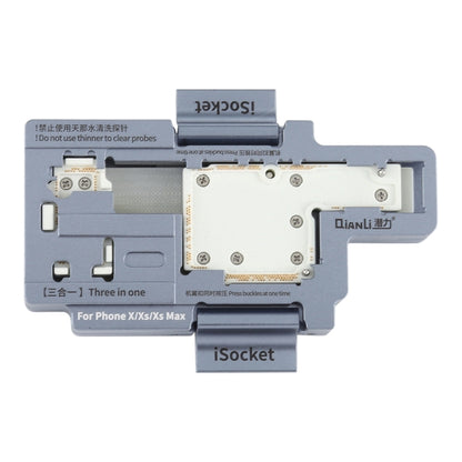 Qianli iSocket 3 In 1 Motherboard Layered Test Frame Upper Lower Layers Logic Board Function Fast Test Holder For iPhone X / XS / XS Max - Repair Fixture by QIANLI | Online Shopping UK | buy2fix