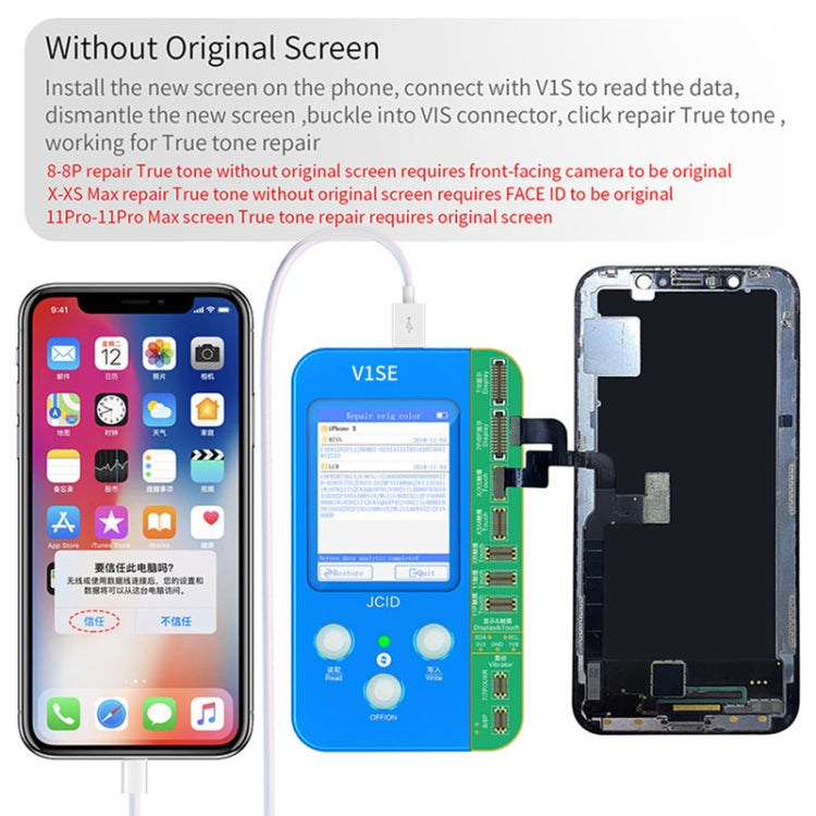 JC V1SE Testing Repair Face ID Dot Board Adaptor For iPhone X-14 Pro Max - Test Tools by JC | Online Shopping UK | buy2fix