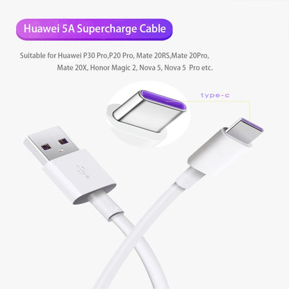 5A USB to USB-C / Type-C Flash Charging Data Cable, Cable Length: 1m - USB-C & Type-C Cable by buy2fix | Online Shopping UK | buy2fix