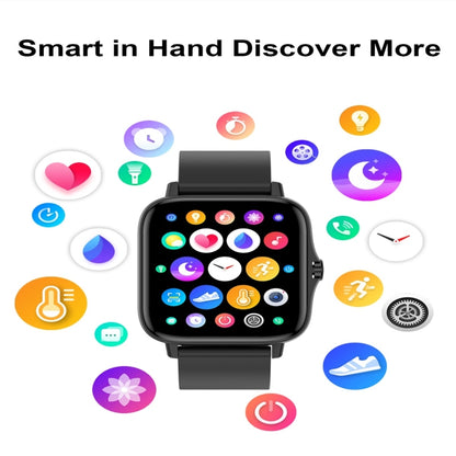 T42 1.7 inch Color Screen Smart Watch, IP67 Waterproof, Support Bluetooth Call/Heart Rate Monitoring/Blood Pressure Monitoring/Blood Oxygen Monitoring/Sleep Monitoring(Silver) - Smart Wear by buy2fix | Online Shopping UK | buy2fix
