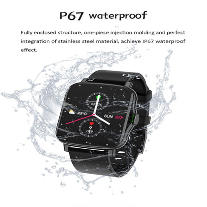 FM08 1.69 inch Color Screen Smart Watch IP67 Waterproof,Support Heart Rate Monitoring/Blood Pressure Monitoring/Blood Oxygen Monitoring/Sleep Monitoring(Gray) - Smart Wear by buy2fix | Online Shopping UK | buy2fix