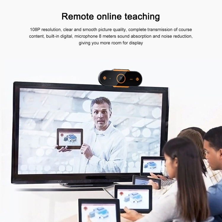 312 1080P HD USB 2.0 PC Desktop Camera Webcam with Mic, Cable Length: about 1.3m, Configuration:Regular -  by buy2fix | Online Shopping UK | buy2fix