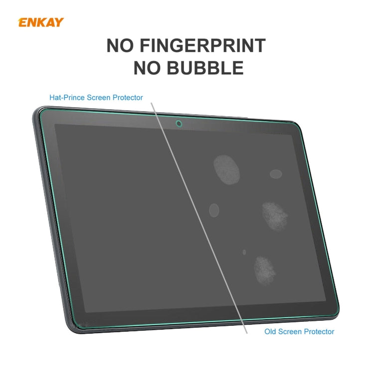 2 PCS For Amazon Fire HD 10 / HD 10 Plus 2021 ENKAY Hat-Prince 0.33mm 9H Surface Hardness 2.5D Explosion-proof Tempered Glass Protector Film - Mobile Accessories by ENKAY | Online Shopping UK | buy2fix