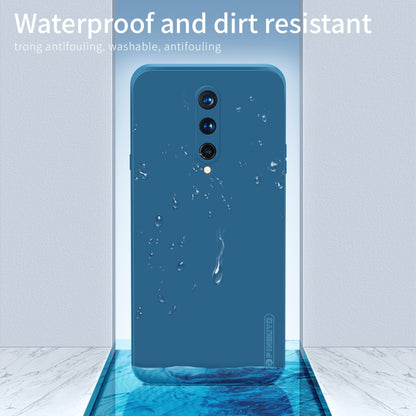 For OnePlus 8 PINWUYO Touching Series Liquid Silicone TPU Shockproof Case(Blue) - OnePlus Cases by PINWUYO | Online Shopping UK | buy2fix