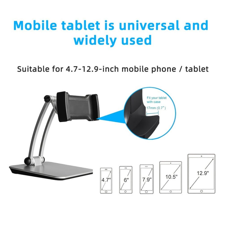 S10 Aluminum Alloy Tablet Stand, Flat Laptop Frame, Folding Desk Accessories - Desktop Holder by buy2fix | Online Shopping UK | buy2fix