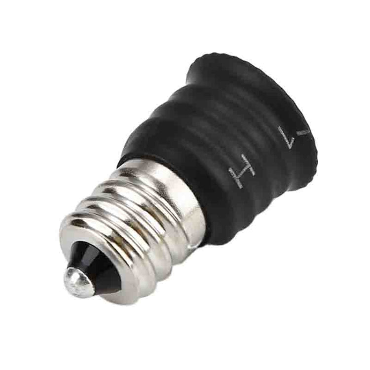 10 PCS E12 To E14 Socket Changer LED Light Lamp Adapter Black(10 piece) - LED Light by buy2fix | Online Shopping UK | buy2fix