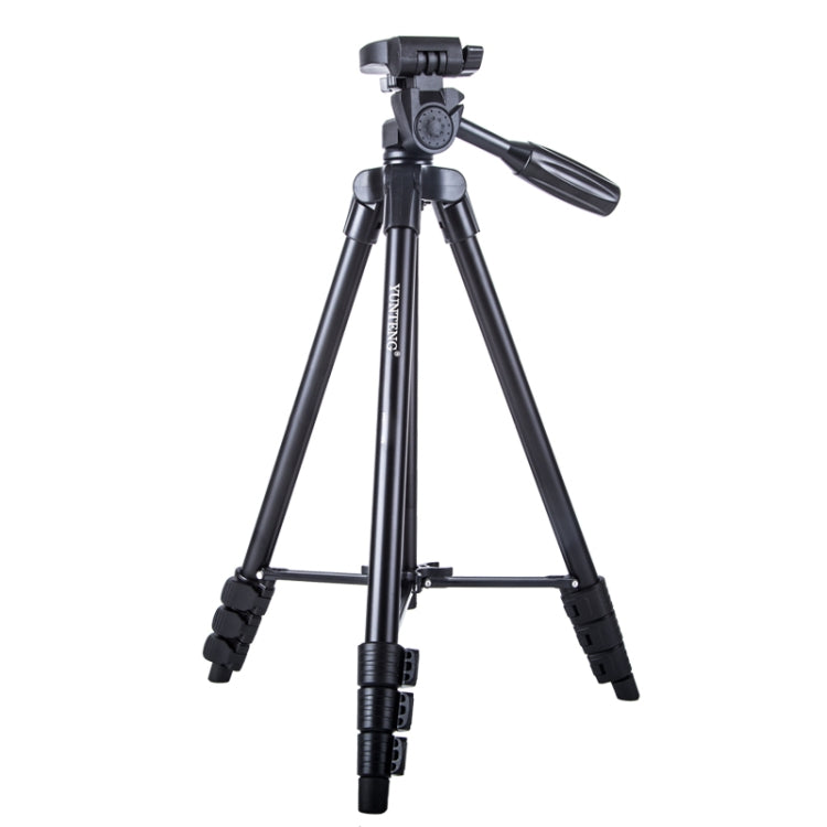 YUNTENG VCT-521 Aluminum Alloy Tripod Mount with Three-Dimensional Tripod Head - Camera Accessories by buy2fix | Online Shopping UK | buy2fix