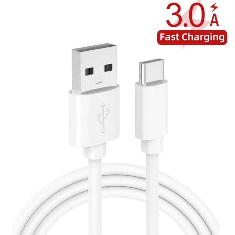 PD03 20W PD3.0 + QC3.0 USB Charger with USB to Type-C Data Cable, US Plug(White) - Mobile Accessories by buy2fix | Online Shopping UK | buy2fix