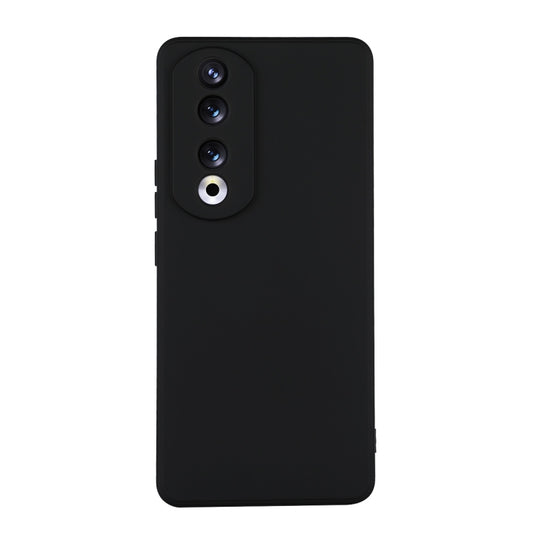 For Honor 90 Pro ENKAY Hat-Prince Liquid Silicone Shockproof Soft Phone Case(Black) - Honor Cases by ENKAY | Online Shopping UK | buy2fix